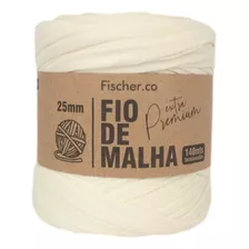 Fio De Malha Fischer 140m Crochê Artesanato Todas As Cores Cor 10 Manteiga