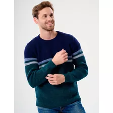 Sweater Hombre Lana Franjas Mauro Sergio Art 243