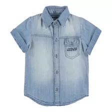 Camisa Jeans Menino 1 Ao 3 Bebe