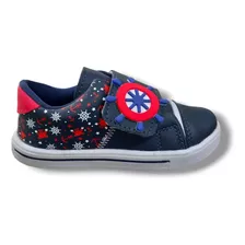 Tenis Infantil Menino Elastico Barco Velcro Moda - 1023253