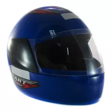 Casco Integral Mixs Liso Homologado Color Azul