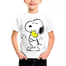 Camiseta Infantil Snoopy Woodstock Friends Desenho Filme #81