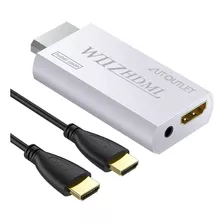 Adaptador Wii A Hdmi + 3.5mm Autoutlet |+ Cable Hdmi De 1...