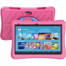 Kyaster Tablet Para Niños, 10 Pulgadas Hd Android 12 Tableta