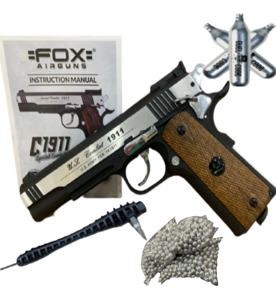 Pistola CO2 Fox Colt 1911