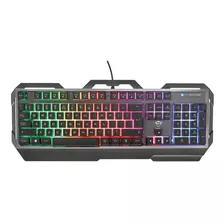 Teclado Gamer Metálico Iluminado Trust Gxt 856 Torac