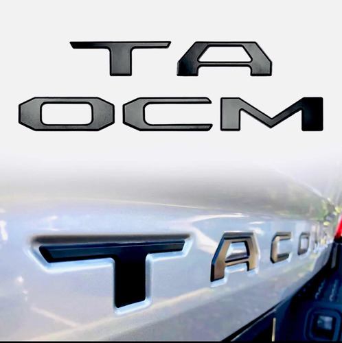 Letras Emblema Tacoma 3d Batea Caja Tapa 2023 2022 2021 2020 Foto 4