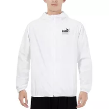 Chamarra Puma Ess Graphics Windbreaker Blanco Hombre 846315