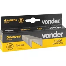 Grampo 16mm Para Grampeador Eletrico Gpe-916 Com 5000 Vonder