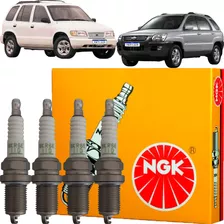 Jogo De Vela Original Ngk Tracker 2.0 16v Gasolina 2008 2009