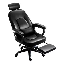 Silla De Escritorio Ninoto No-1 Gamer Ergonómica Negra Con Tapizado De Cabello Sintético