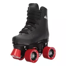 Chicago Boys Classic Roller Skates Black Rink Quad Patines 