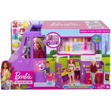 Barbie Veiculo Playset Food Truck Fresh N Fun Mattel Gmw07