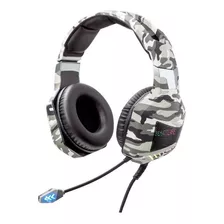 Auriculares Headset Gamer Smartlife Hswg902 Gray Color Camogrey