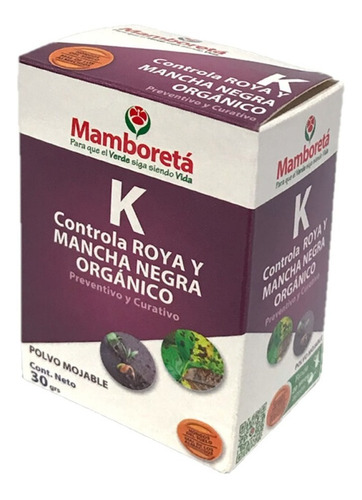 Fungicida Orgánico Amplio Espectro Manchas Mamboretá® K 30g