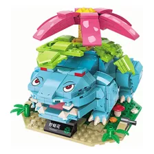 Venussauro Blocos De Montar 497 Pcs Pokemon Lego Minecraft 