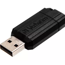 Pendrive Retractil Verbatim 128gb Pinstripe Usb 2.0