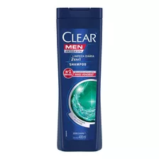 Shampoo Anticaspa Clear Men Limpeza Diaria 2 Em 1 400ml