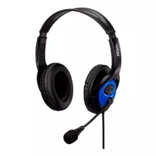 Fone De Ouvido Com Microfone Headset Gamer Vblade Cor Preto