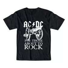 Camiseta Estampada Acdc Rock Wear Camisa Banda