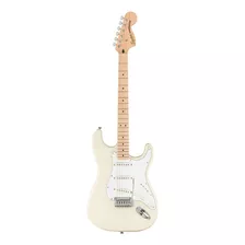 Guitarra Eléctrica Squier By Fender Affinity Series Stratocaster De Álamo Olympic White Brillante Con Diapasón De Arce