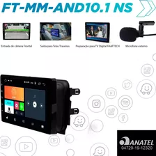 Multimídia Nissan Kicks 2021 Tela 10 Pol Android 10 2gb Ram 