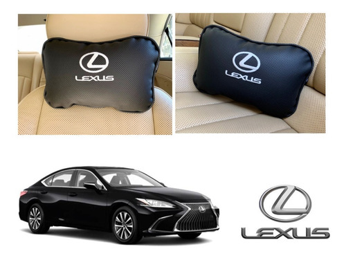 Par Cojines Asiento Emblema Lexus Es 2022 2023 2024  Foto 2