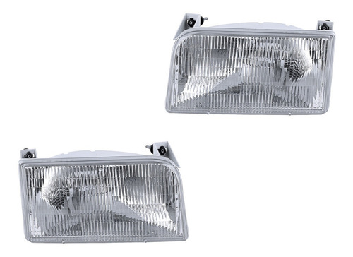 Par De Faros Depo Ford F-250 1992 1993 1994 1995 1996 Foto 6