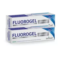 Fluorogel Original Menta Gel Dental Con Fluor 60g 2 Unidades