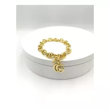 Pulsera Gucci Acero Inoxidable Dorada