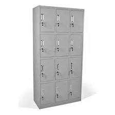 Locker Casillero De Metal 12 Puertas Mueble Metalico 