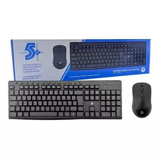 Mega Kit Teclado Mouse Bluetooth Wireless 2.4 Ghz Escritório