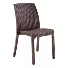 Silla Para Jardin Resina Simil Rattan Italiana.myshopuruguay