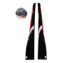 Lip Samurai Universal Facia Faldon Flexible Estribo Spoiler Color Negro