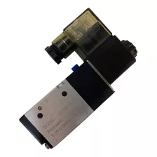 Válvula Solenoide/mola 3/2 Vias Rosca 1/4 Pneumática 220v