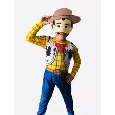 Fantasia Do Woody Toy Story Cowboy Xerife Longa C/ E.v.a