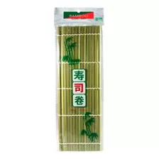 Tapete Para Sushi 25x25cm De Bambu Original 