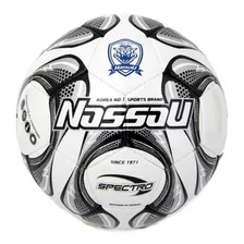 Pelota De Futbol Numero 5 Nassau Spectro Color Blanco/negro