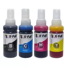 Refil Tinta Xfull Compativel Epson L395 L120 L355 Kit 4 Cor