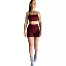 Conjunto Fitness Academia Tecnologia Cirrê 3d Short E Top