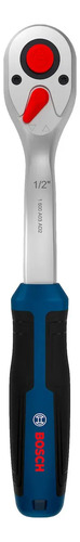 Llave De Trinquete Bosch De 1/2 Pulgada Plateado, Azul Y Negro