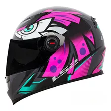 Capacete Ls2 Ff358 Tribal Fucsia/roxo