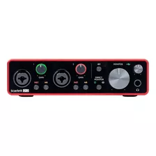 Interface De Áudio Focusrite Scarlett 2i2 3.ºra Geração