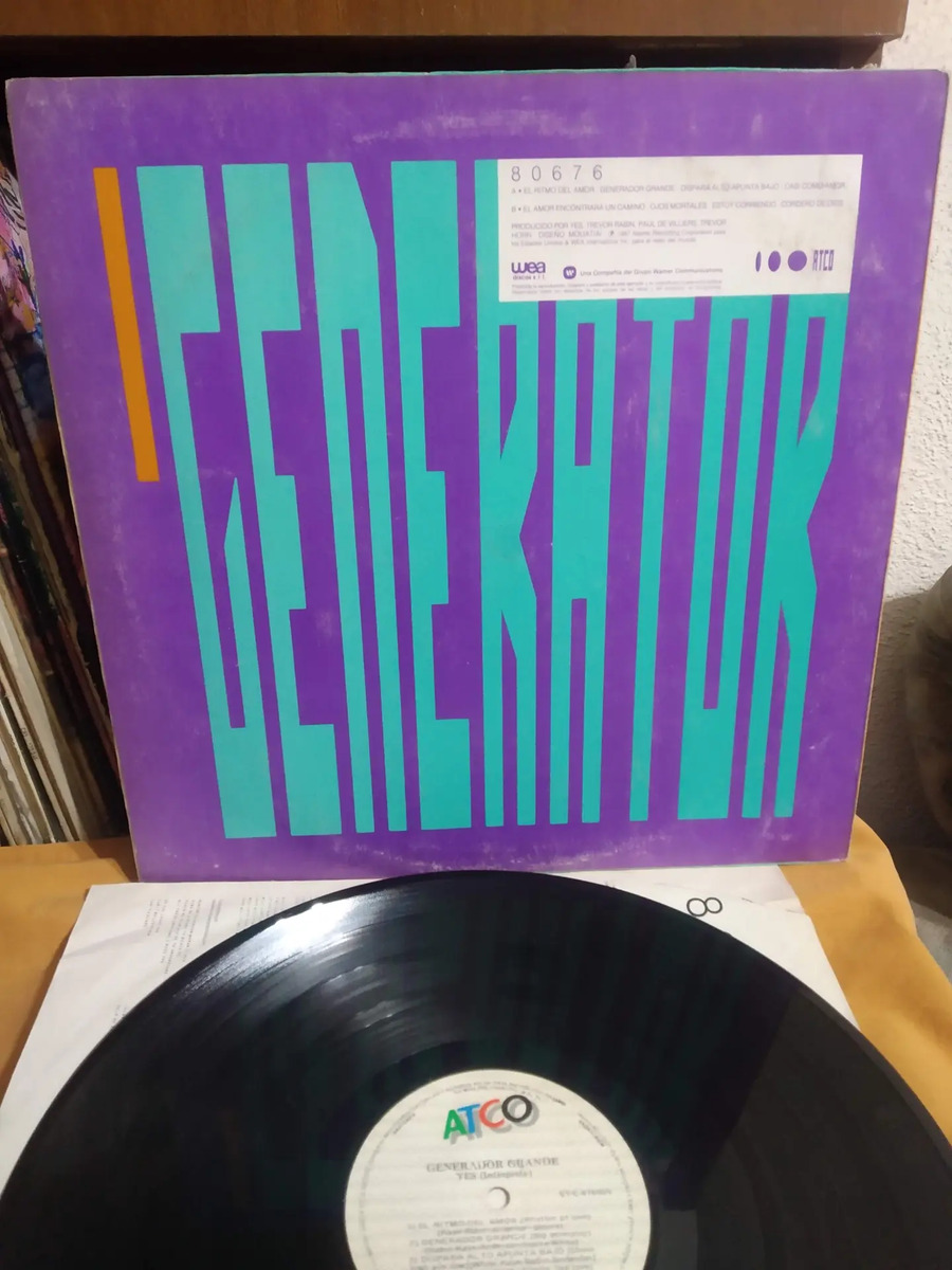 Yes - Big Generator - vinilo 1987