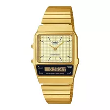 Reloj Casio Vintage Aq-800eg-9adf Cuadrado Watchcenter