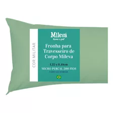 Fronha Para Travesseiro De Corpo Xuxão Cores 1,35m X 48cm Cor Militar