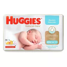 Fralda Huggies Natural Care Rn 34 Unidades