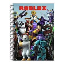 Caderno 1 Matéria Roblox Personalizado 80 Folhas