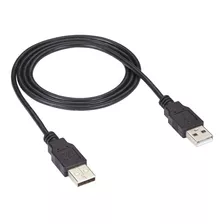 Cable Usb Macho A Macho Con Negro 50cm