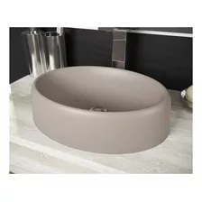 Cuba Para Banheiro De Apoio Toleato Luzza Taupe 29.5cm X 39cm 11cm De Altura